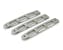 DV8 Offroad D-JP-190026-AL-3 Jeep JK 2 Door Handle Inserts, 3 Pcs, Silver